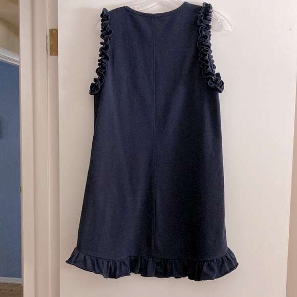 Sundays Navy Ruffle Dress - Picture 7 of 7